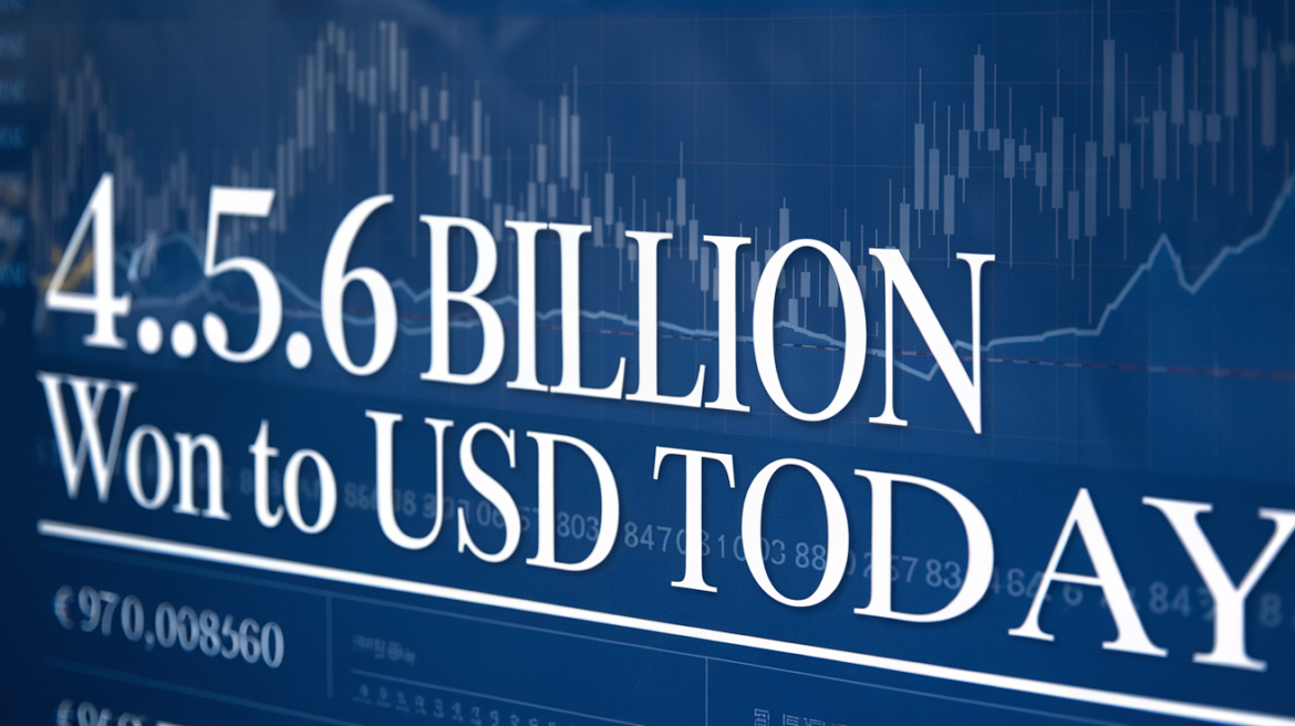 45.6 billion won to usd