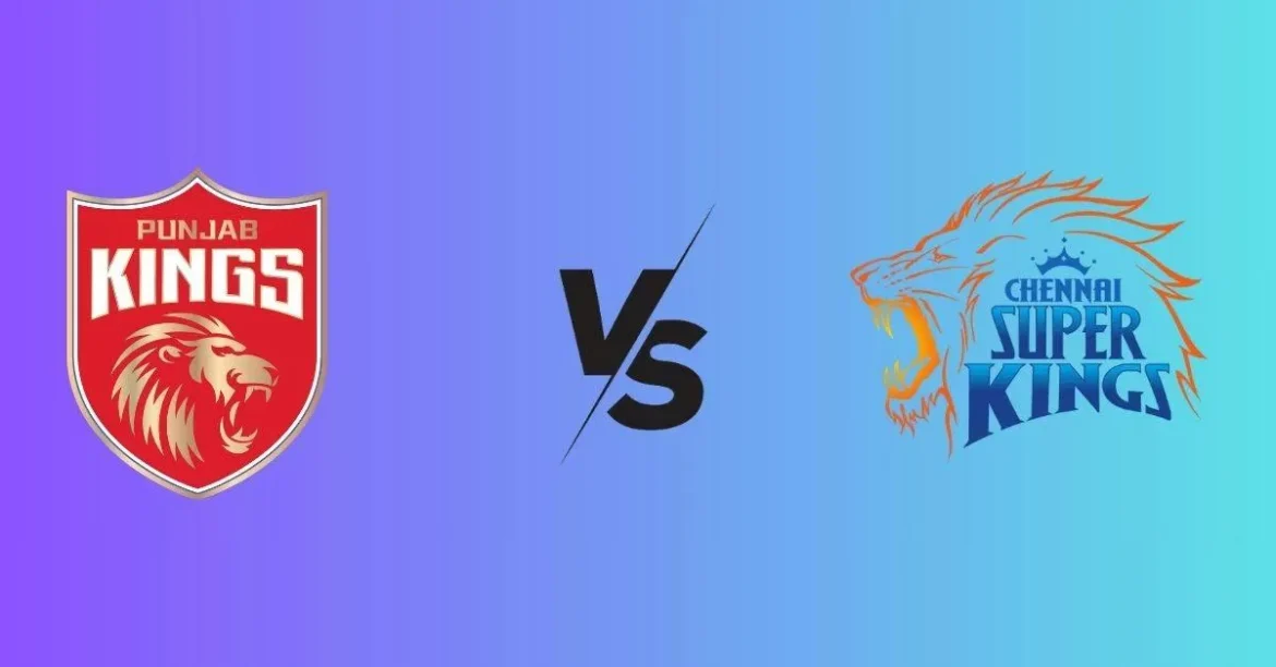 Punjab Kings vs Chennai Super Kings Timeline